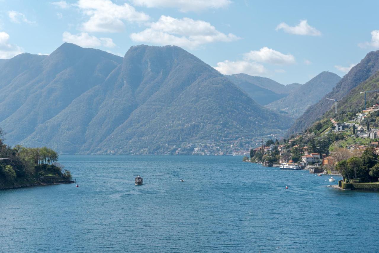 Lake Como Apartment With Balcony And Private Parking Ossuccio Екстериор снимка